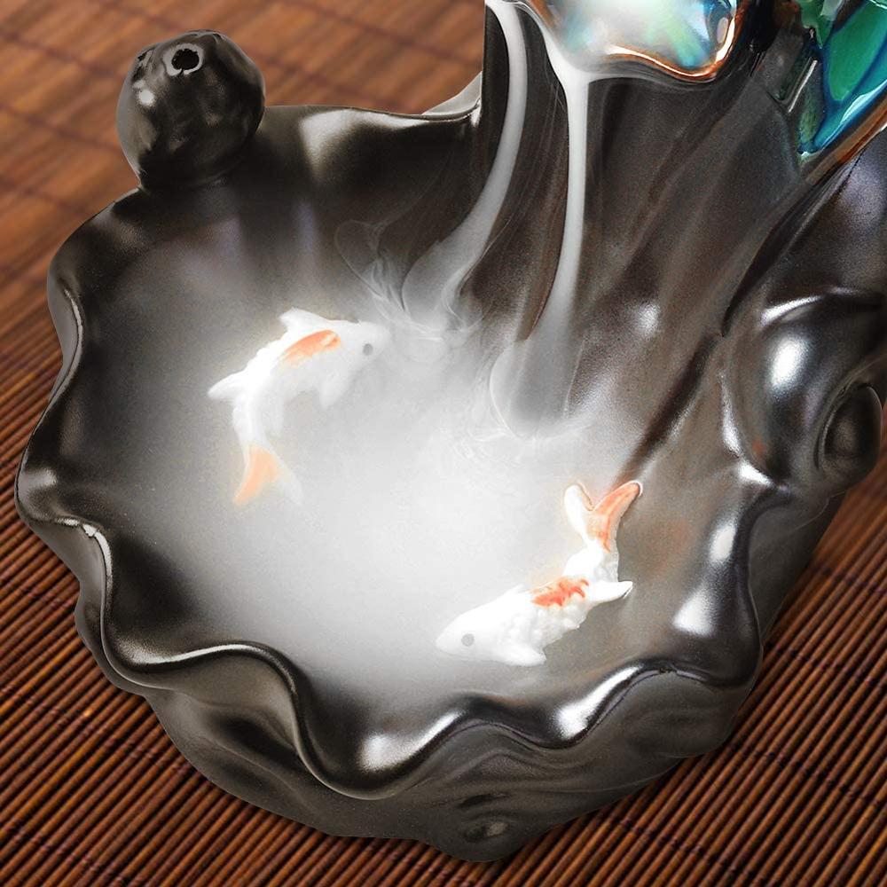 Avtoit | Ceramic Waterfall Backflow Yoga Incense Burner