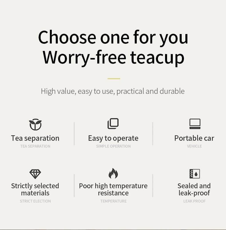 Avtoit | Double Glass Portable Eco-Friendly Tea Infuser