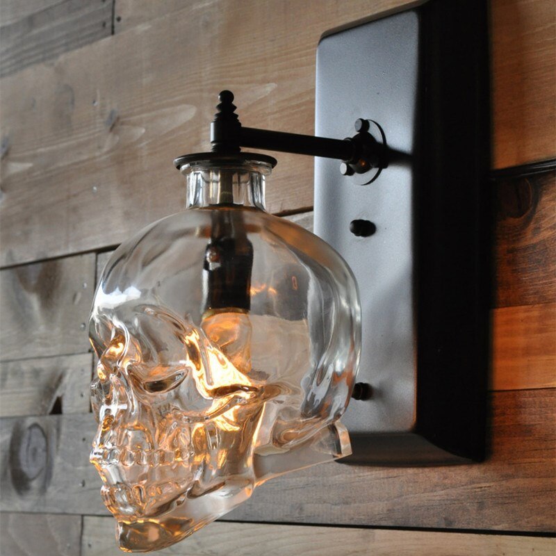 Avtoit | Retro Skull Glass Pendant Light