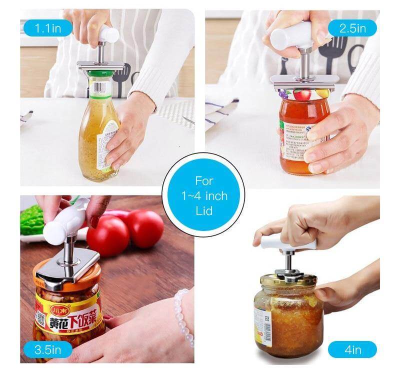 Avtoit | Adjustable Stainless Steel Easy Jar Opener