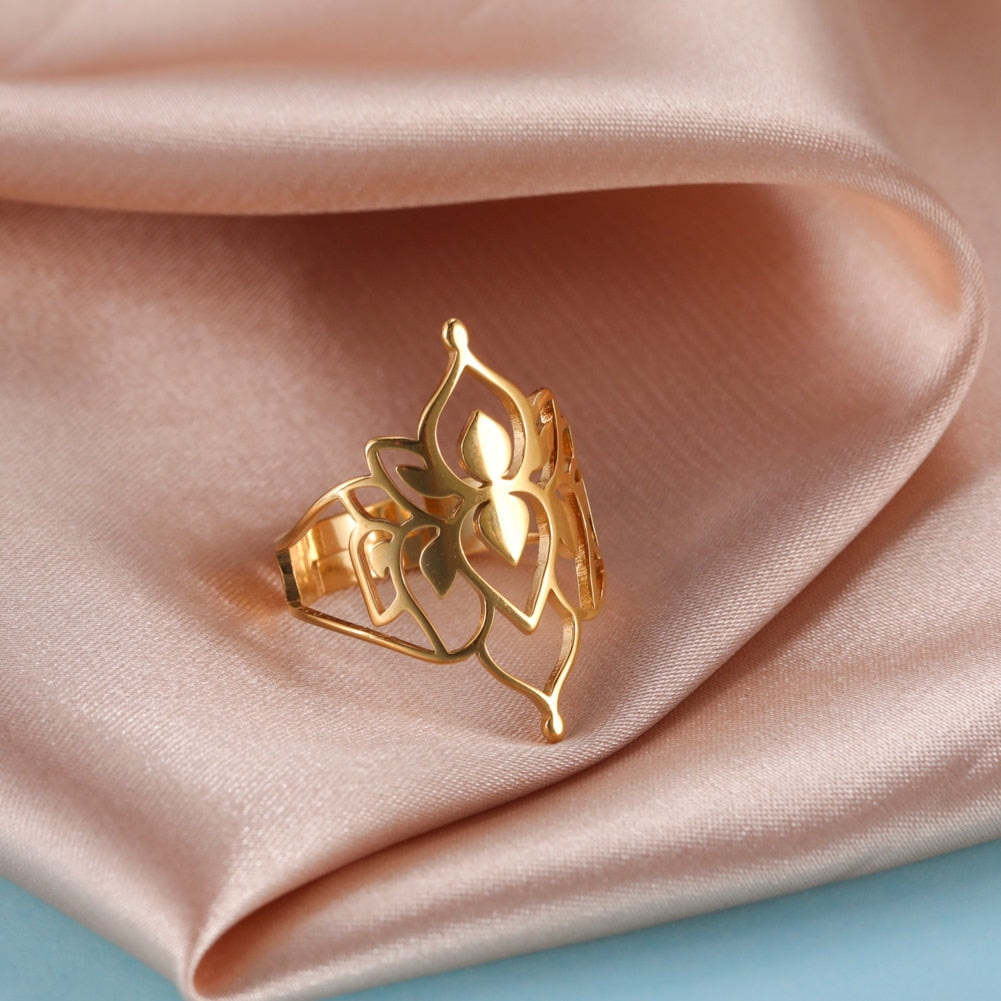 Avtoit | Buddha Vintage Lotus Rings for Women