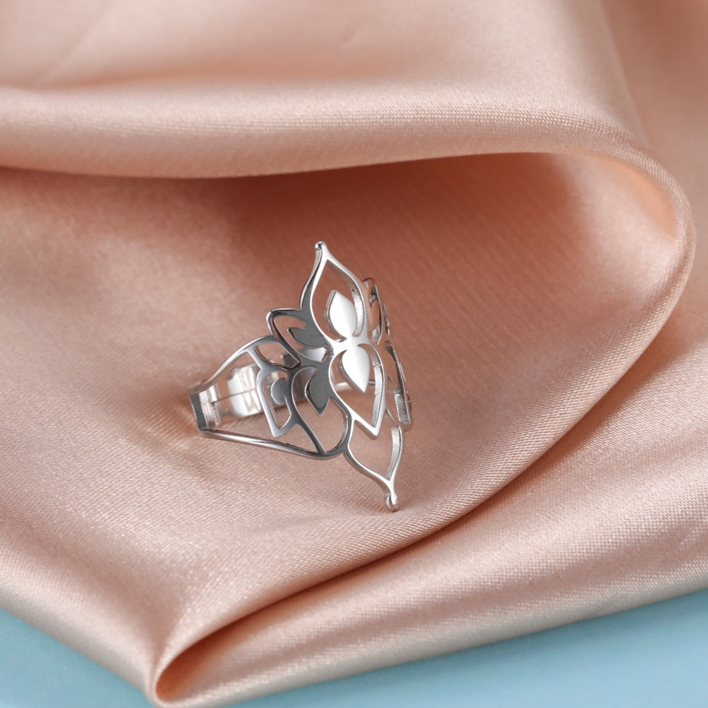 Avtoit | Buddha Vintage Lotus Rings for Women