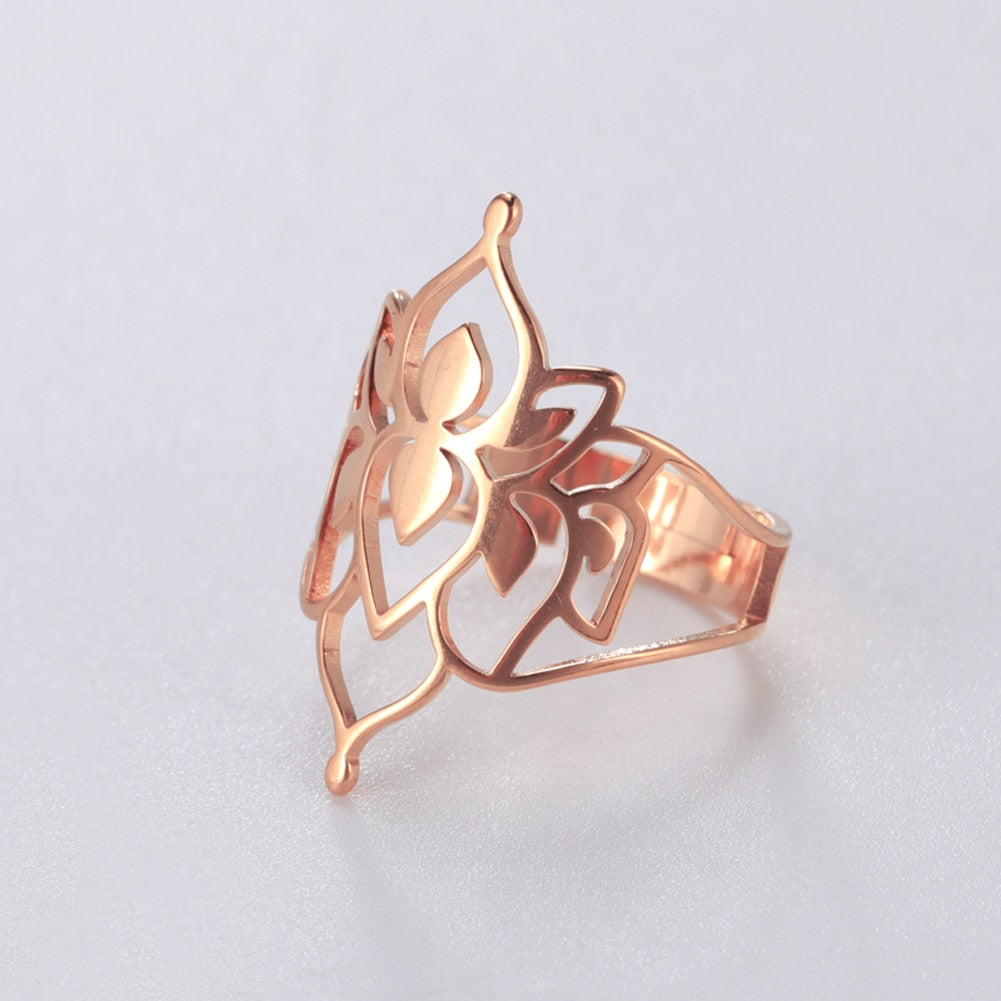Avtoit | Buddha Vintage Lotus Rings for Women