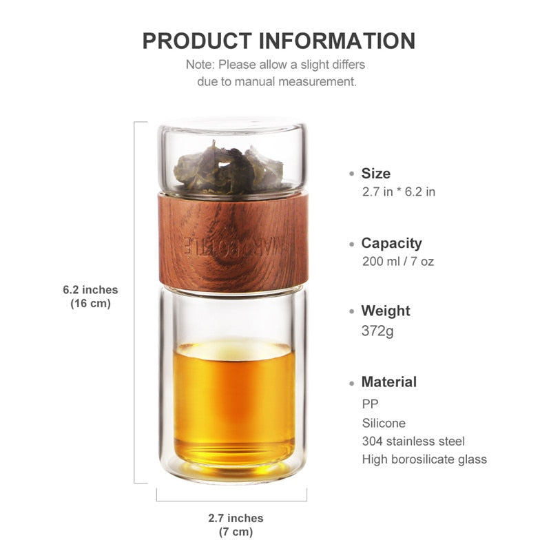 Avtoit | Simple Portable Glass Tea Infuser