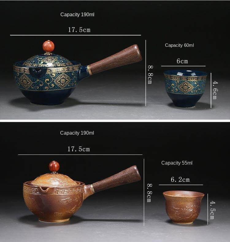 Avtoit | Unique Ceramic Moving Teapot Filter Set