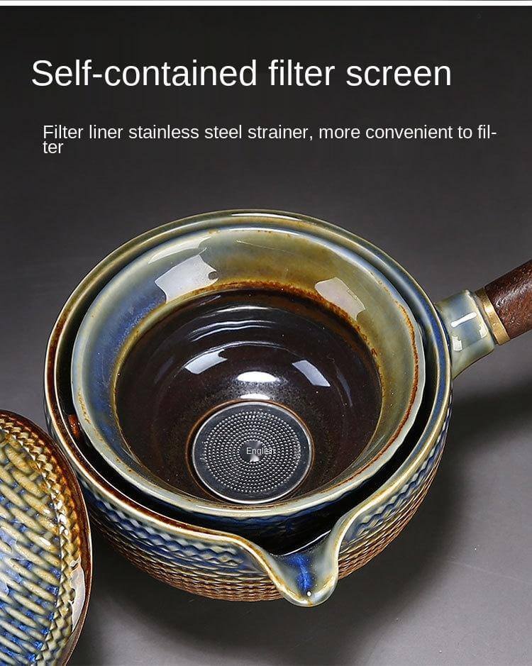 Avtoit | Unique Ceramic Moving Teapot Filter Set