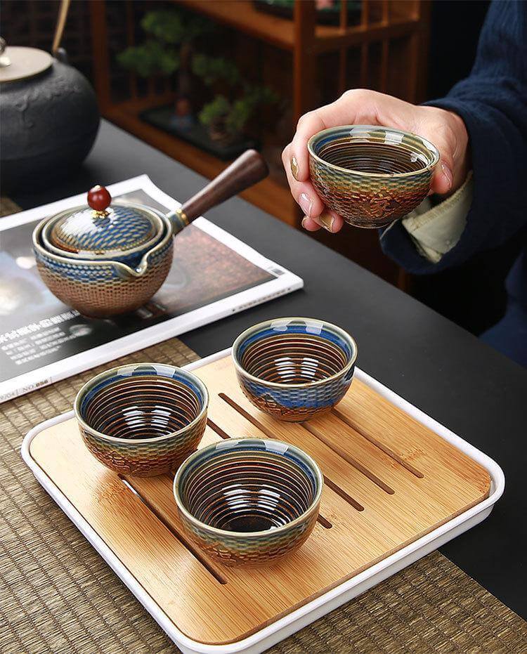Avtoit | Unique Ceramic Moving Teapot Filter Set
