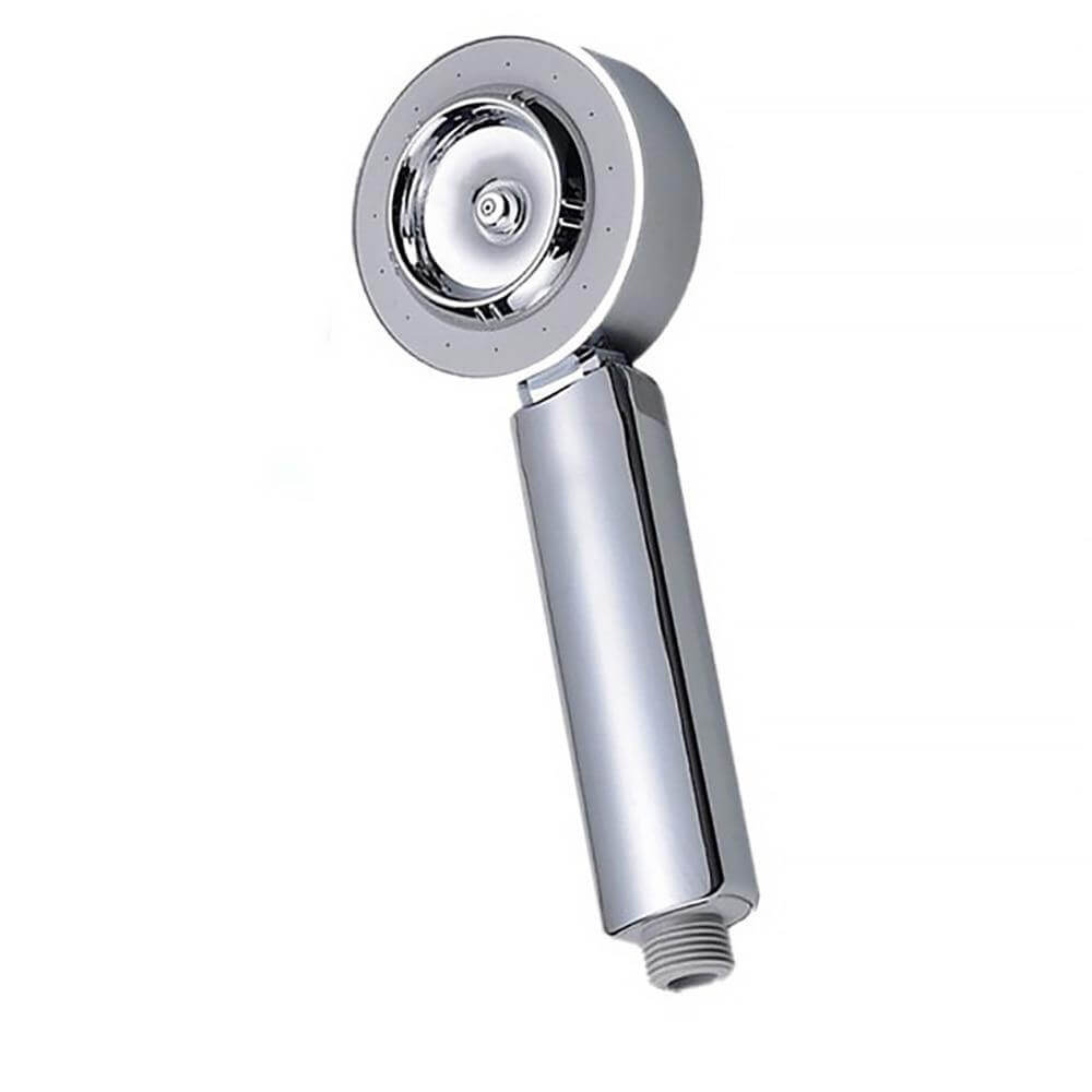High-Pressure Shower Head with Soap Dispenser and Double-Sided Outlet