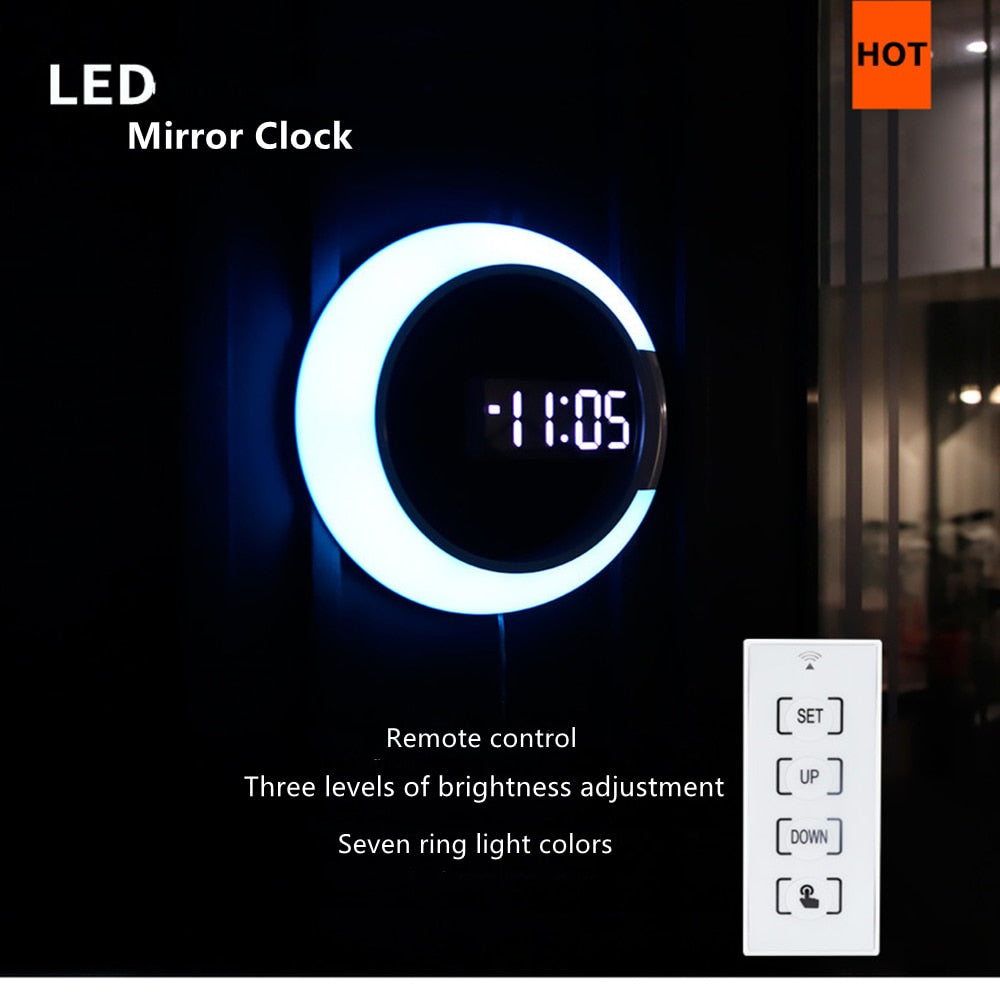 Avtoit | LED Ring Lamp Wall Clock