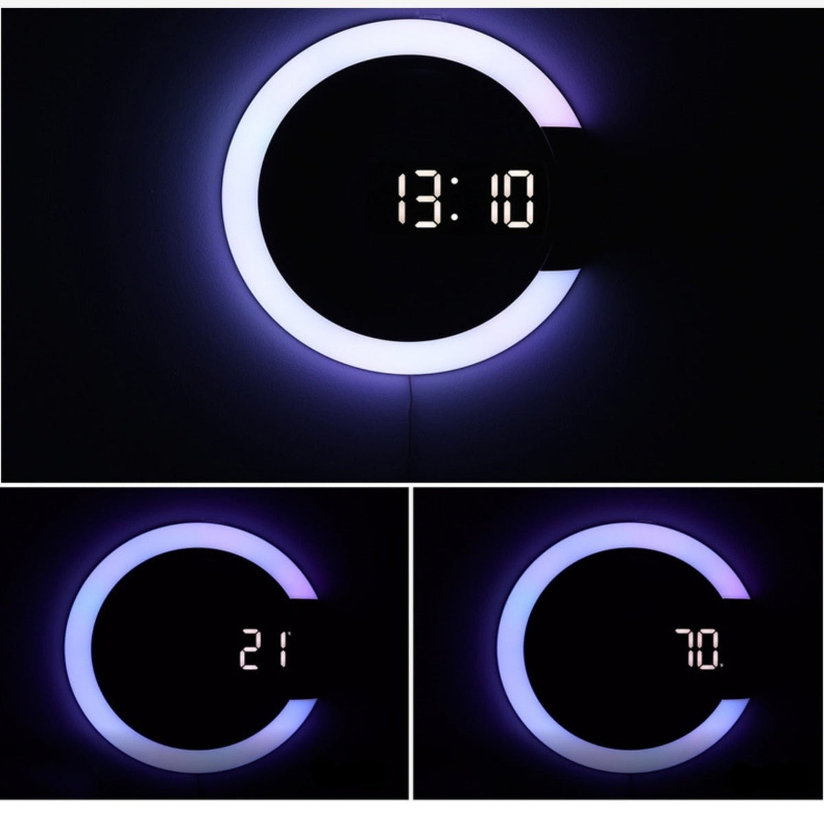 Avtoit | LED Ring Lamp Wall Clock