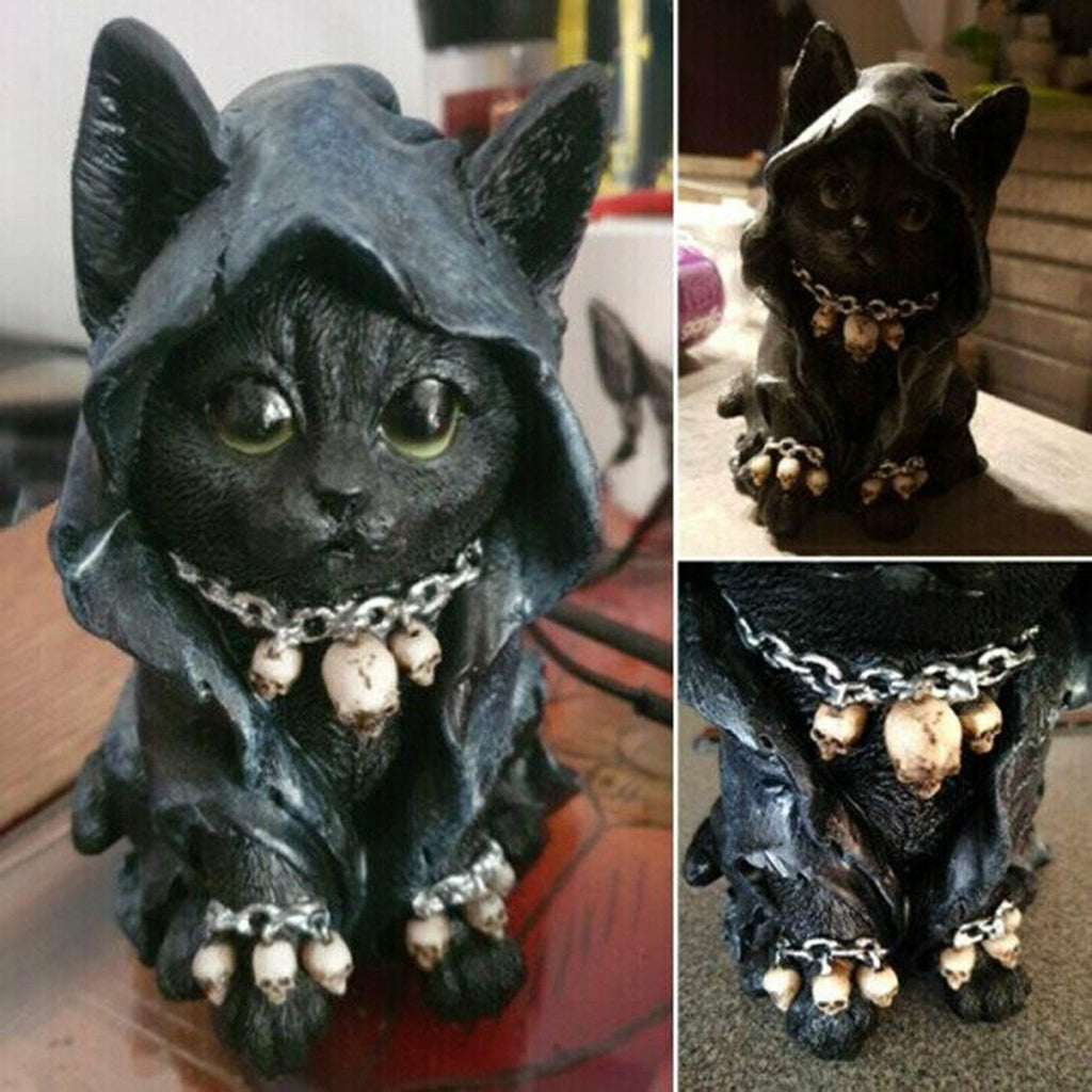 Avtoit | Resin Black Cat Statue Decor