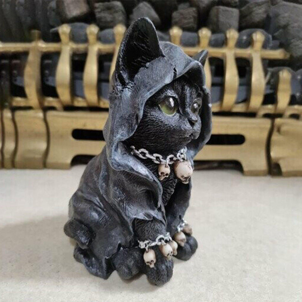 Avtoit | Resin Black Cat Statue Decor