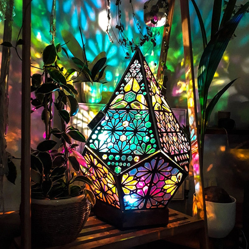 Avtoit | Wooden Hollow LED Atmosphere Night Lamp Projector