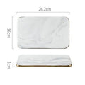 Avtoit | Elegant White Marble Ceramic Cutting Board