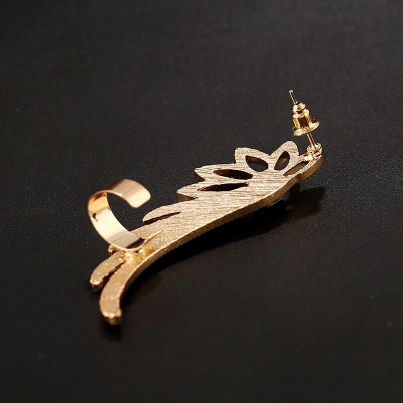 Avtoit | Fashion Alloy Feather Ear cuff Clip on Earrings