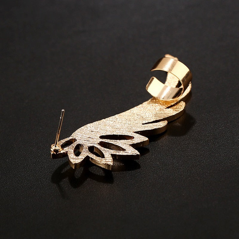Avtoit | Fashion Alloy Feather Ear cuff Clip on Earrings