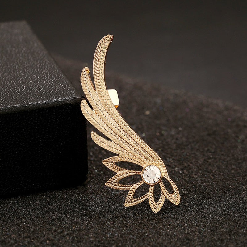 Avtoit | Fashion Alloy Feather Ear cuff Clip on Earrings