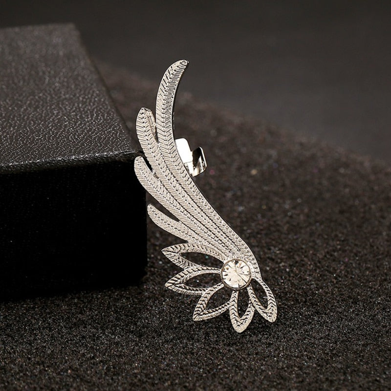 Avtoit | Fashion Alloy Feather Ear cuff Clip on Earrings