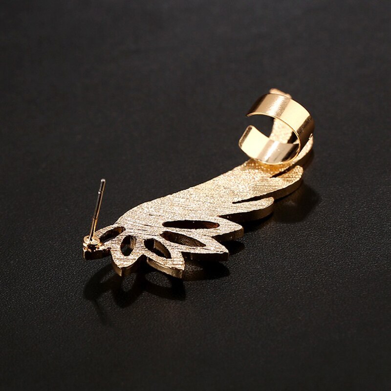 Avtoit | Fashion Alloy Feather Ear cuff Clip on Earrings