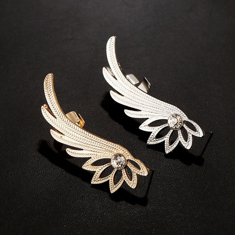 Avtoit | Fashion Alloy Feather Ear cuff Clip on Earrings