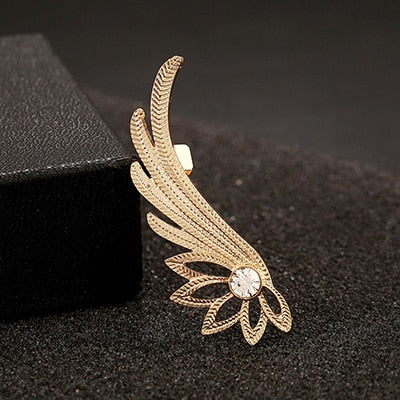 Avtoit | Fashion Alloy Feather Ear cuff Clip on Earrings