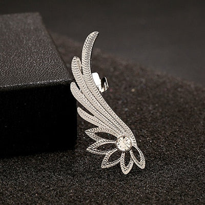 Avtoit | Fashion Alloy Feather Ear cuff Clip on Earrings