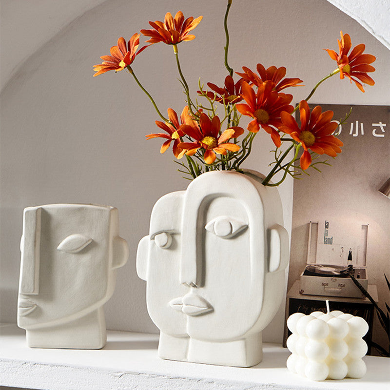 Avtoit | Nordic Modern Ceramic Art Face Vase