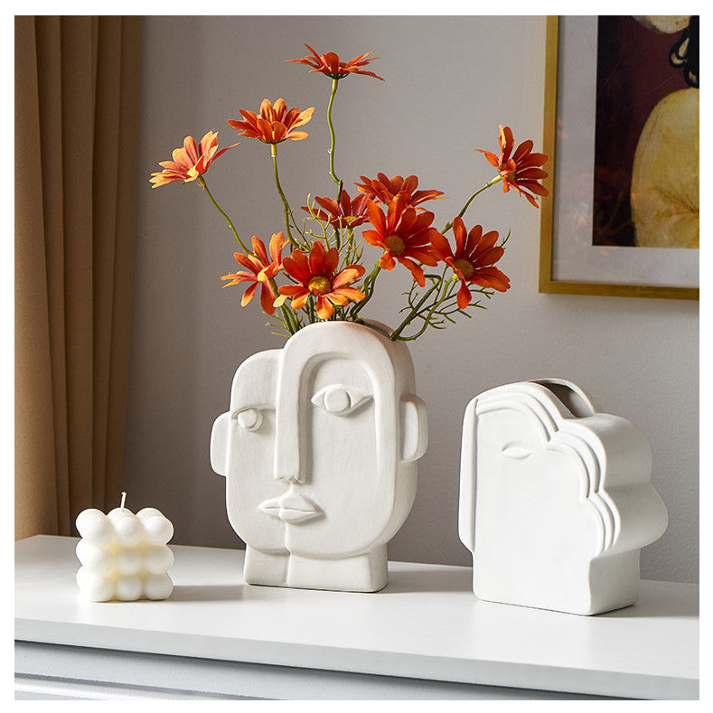 Avtoit | Nordic Modern Ceramic Art Face Vase