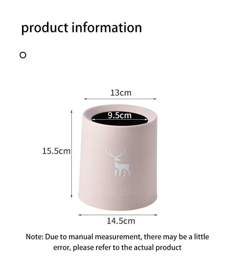 Avtoit | Nordic Desktop Double-Layer Mini Trash Can