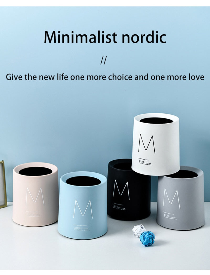 Avtoit | Nordic Desktop Double-Layer Mini Trash Can