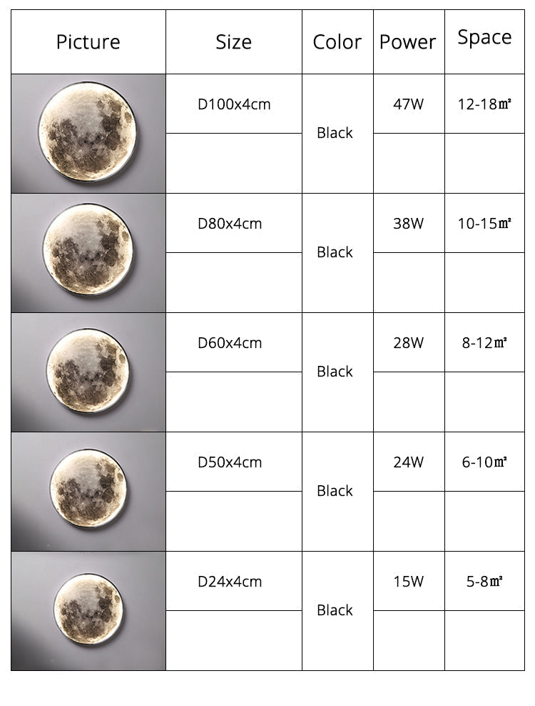 Avtoit | 3D LED Moon or Earth Ceiling or Wall Light