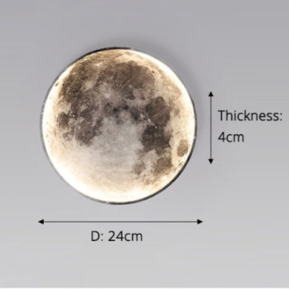 Avtoit | 3D LED Moon or Earth Ceiling or Wall Lamp (3 Styles) 24CM-80CM