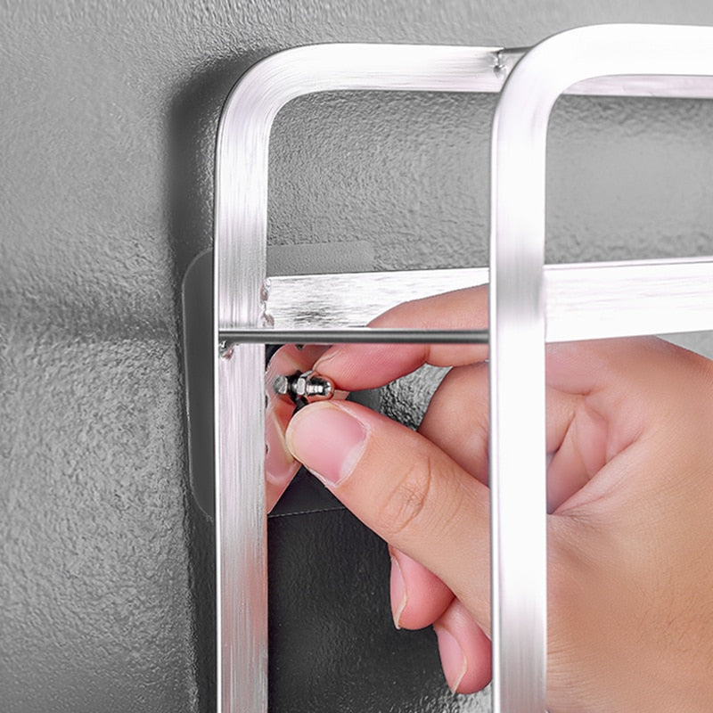 Avtoit | 10 pieces heavy-duty punch-free transparent adhesive hooks