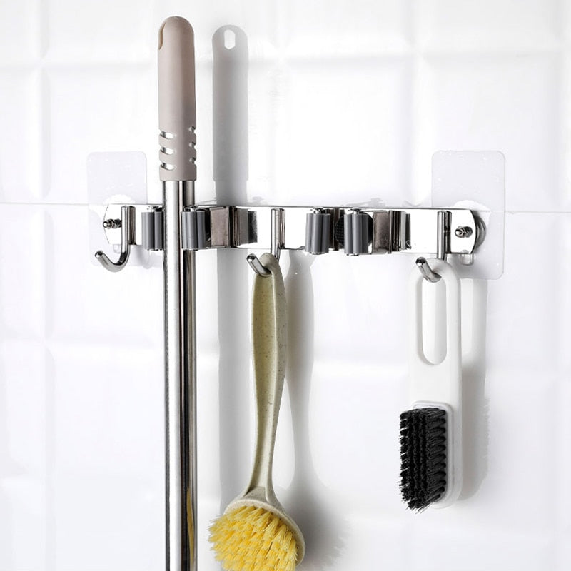Avtoit | 10 pieces heavy-duty punch-free transparent adhesive hooks