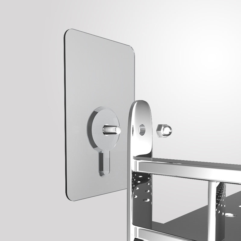 Avtoit | 10 pieces heavy-duty punch-free transparent adhesive hooks