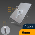 Avtoit | 10 pieces heavy-duty punch-free transparent adhesive hooks