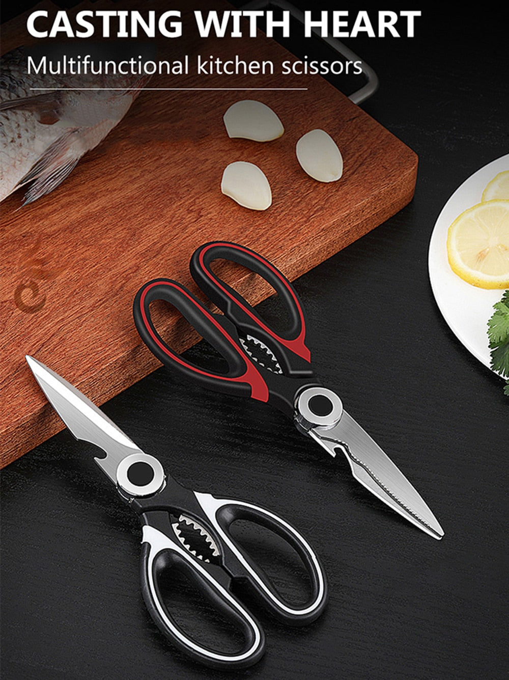 Avtoit | Multipurpose Kitchen Scissor with Bottle Opener