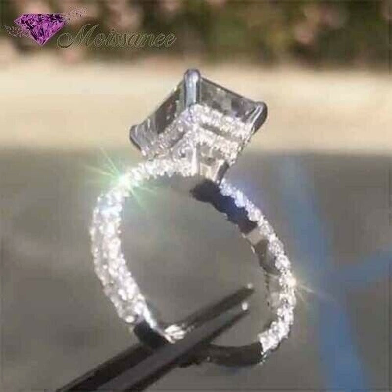 Avtoit | Luxury Fashion Rose Gold Filling Inlaid Zircon Crystal Wedding Rings
