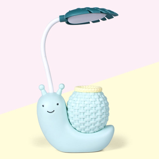 Avtoit | Snail pencil holder desk lamp children