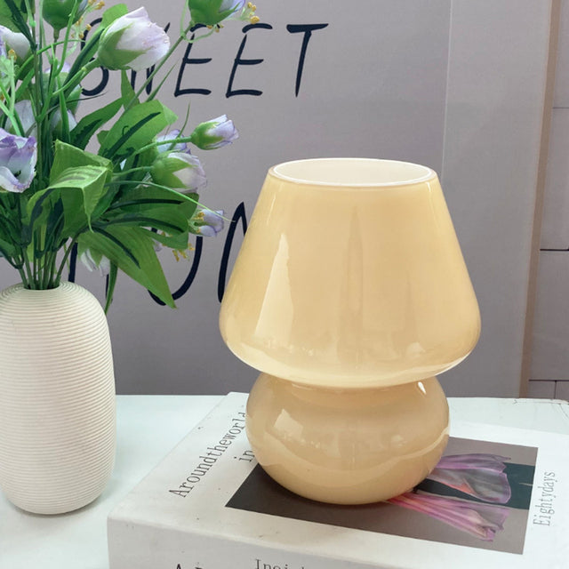Avtoit | Creative Mushroom Glass Mushroom Table Lamp