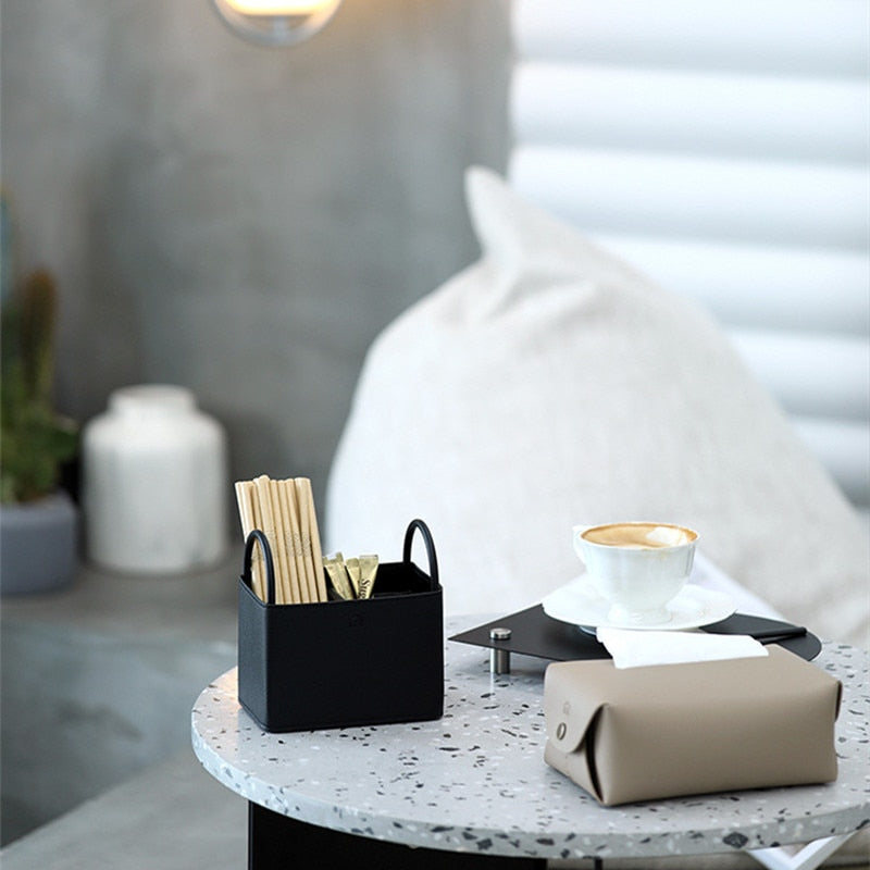 Avtoit | Oslo Leather Storage Basket