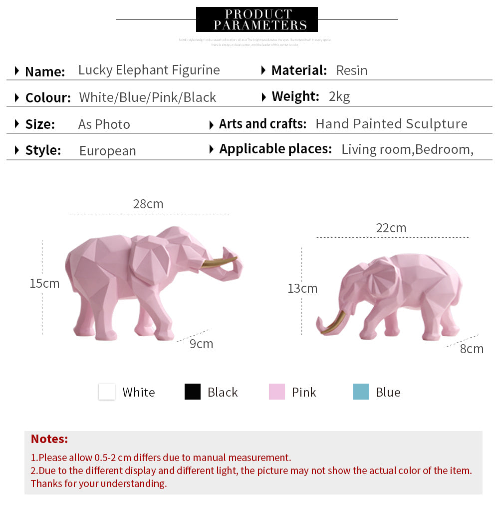 Avtoit | Elegant Resin Modern Elephant Statue