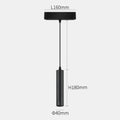 Avtoit | Wall-Mounted Black Continuous Magnetic Track System Light
