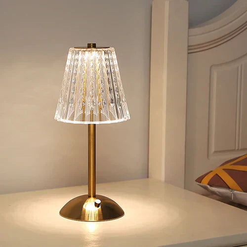 Avtoit | – Gold crystal table lamp