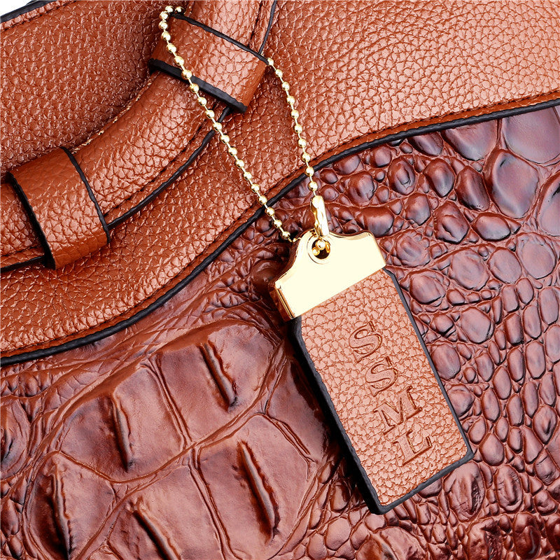 Avtoit | Leather Crocodile Bag – with handcrafted details