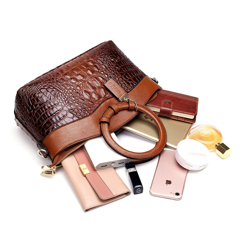 Avtoit | Leather Crocodile Bag – with handcrafted details
