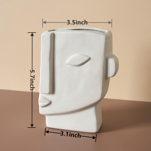 Avtoit | Nordic Modern Ceramic Art Face Vase