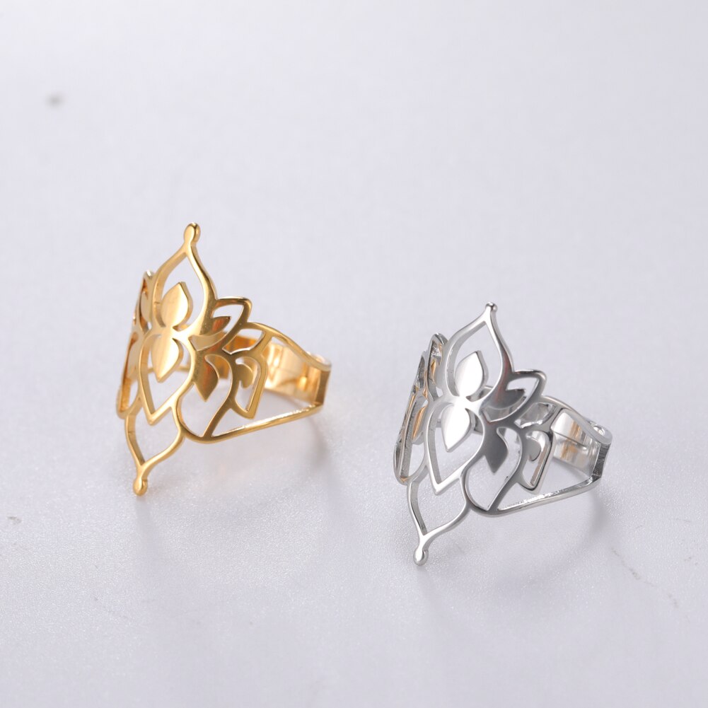 Avtoit | Buddha Vintage Lotus Rings for Women