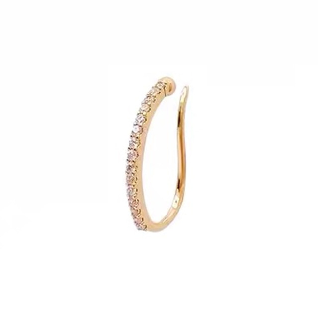 Avtoit | Minimalist Simulated Round Small Pearl Ear Cuff Earrings For Women