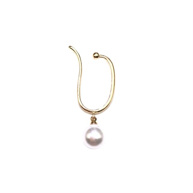 Avtoit | Minimalist Simulated Round Small Pearl Ear Cuff Earrings For Women